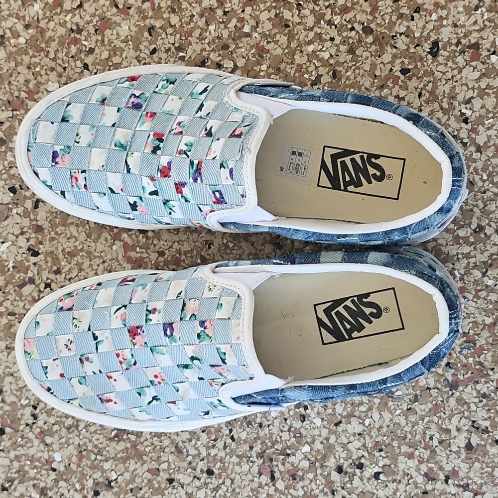 Vans Classic Slip-On Stackform Patchwork Woven De… - image 8